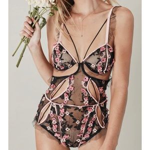 For Love and Lemons Peony Bodysuit